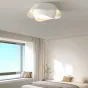 Потолочная светодиодная люстра с двуслойным ассиметричным абажуром HEMMO CH D50 4000К
