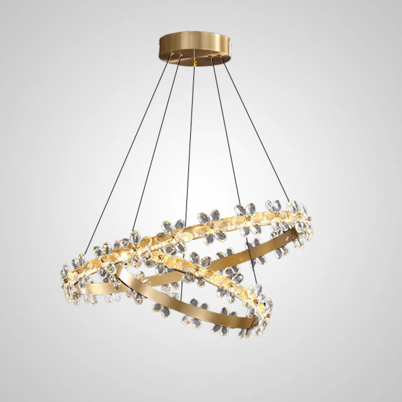 Подвесная люстра FLORENTINA RING D83 от ImperiumLoft