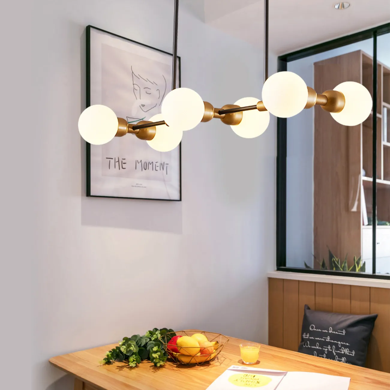 Подвесной реечный светильник DUM LONG от ImperiumLoft