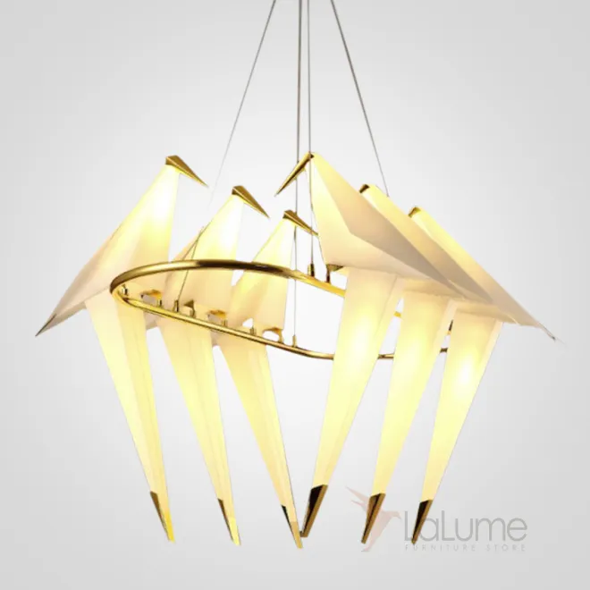 Люстра Origami Bird Chandelier 6 от ImperiumLoft
