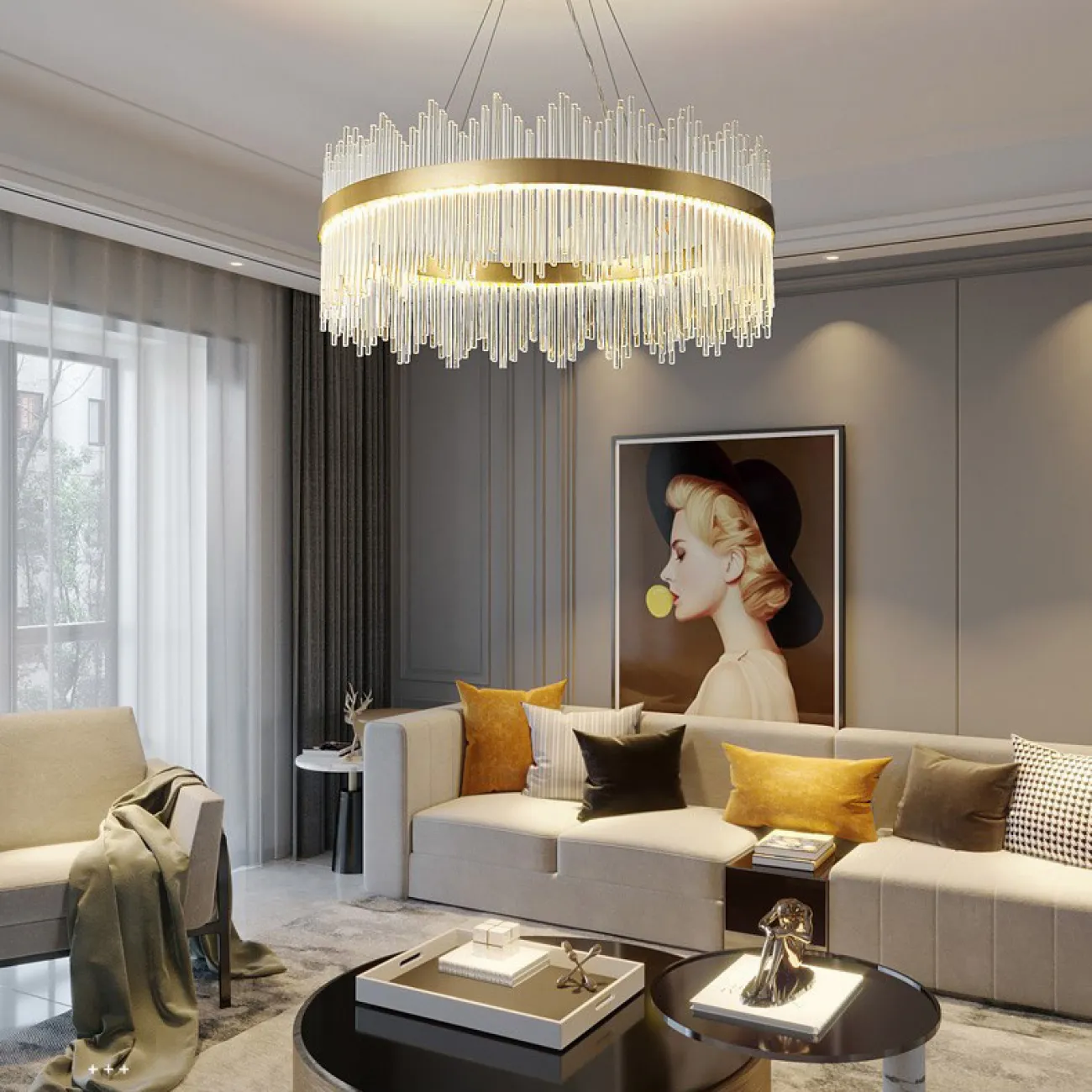 Подвесная люстра CARDIS D80 от ImperiumLoft