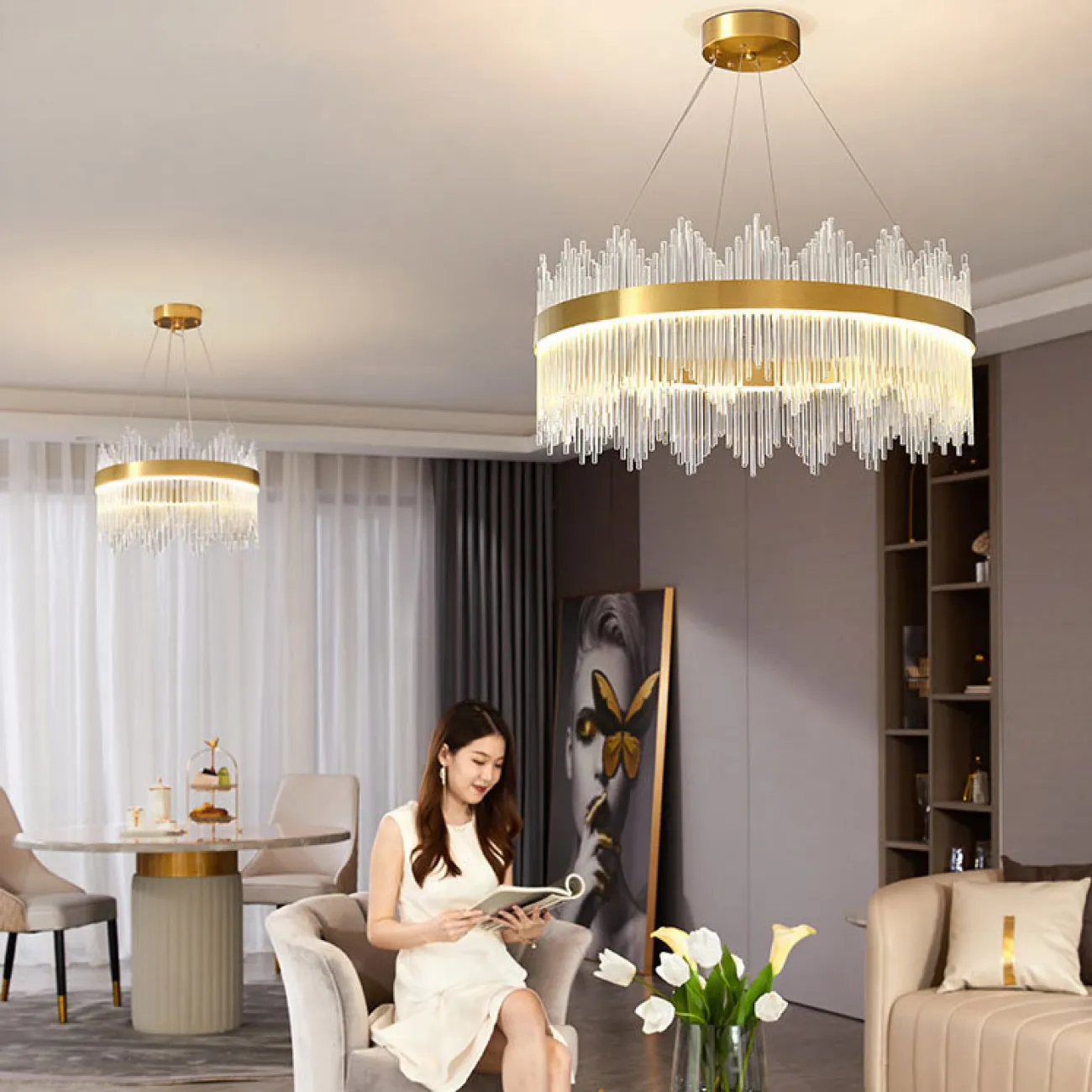 Подвесная люстра CARDIS D80 от ImperiumLoft