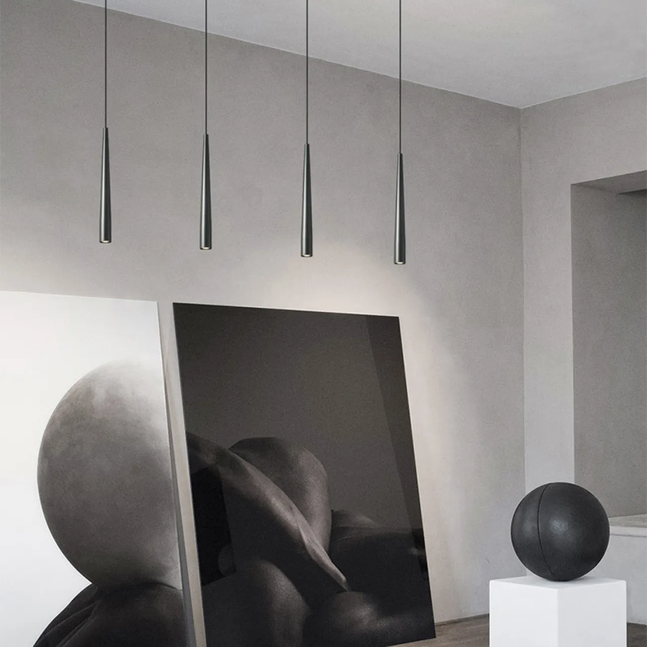 Подвесной светильник MAGRIT H50 Black от ImperiumLoft