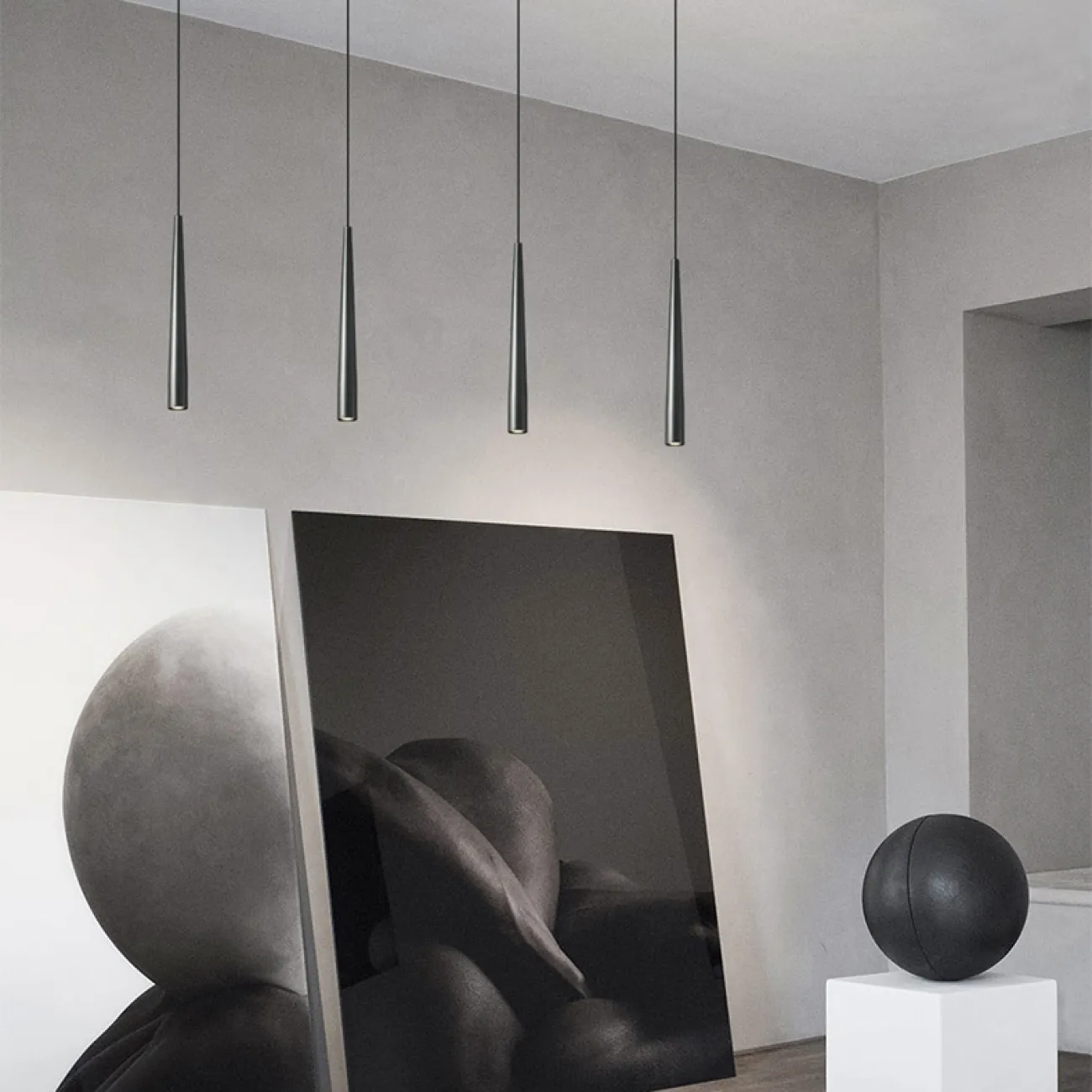 Подвесной светильник MAGRIT H30 Black от ImperiumLoft