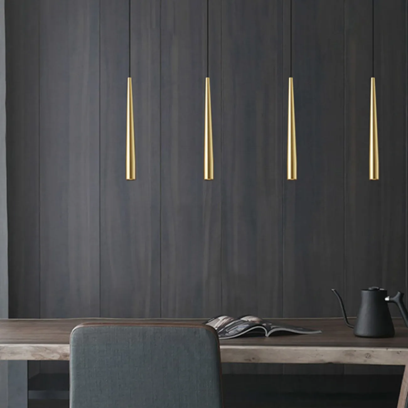 Подвесной светильник MAGRIT H30 Black от ImperiumLoft