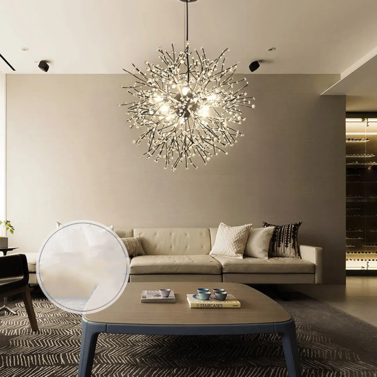 Подвесная люстра MARITZA D80 White от ImperiumLoft