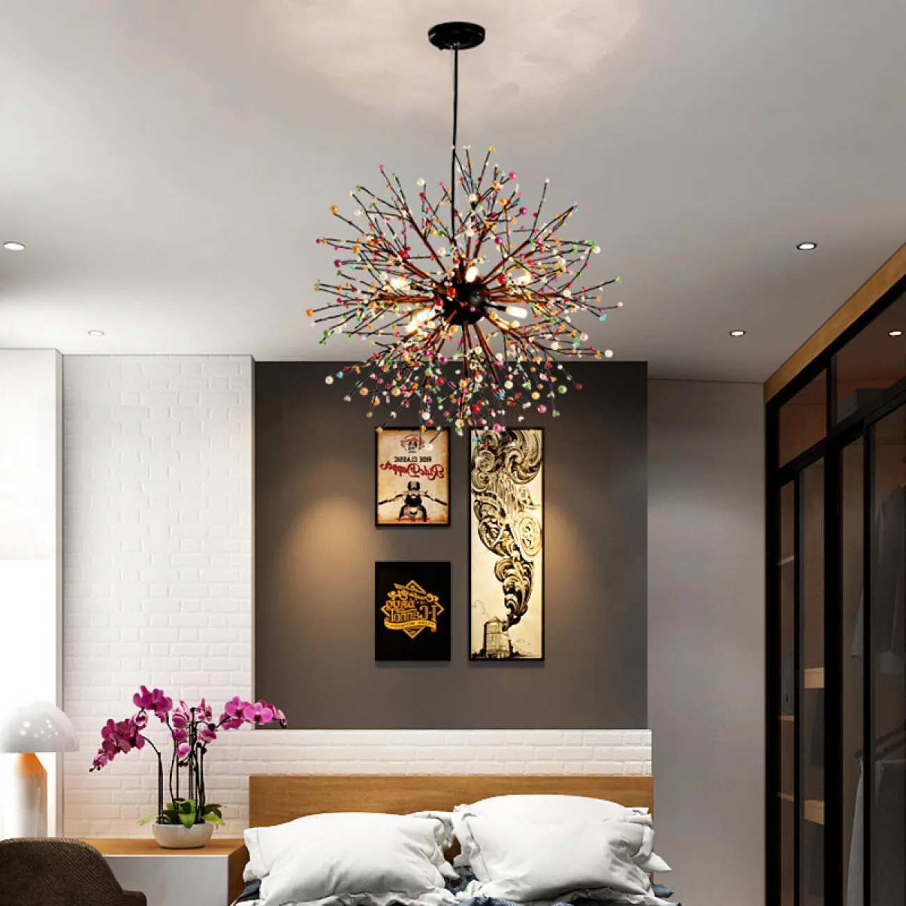 Подвесная люстра MARITZA D80 White от ImperiumLoft