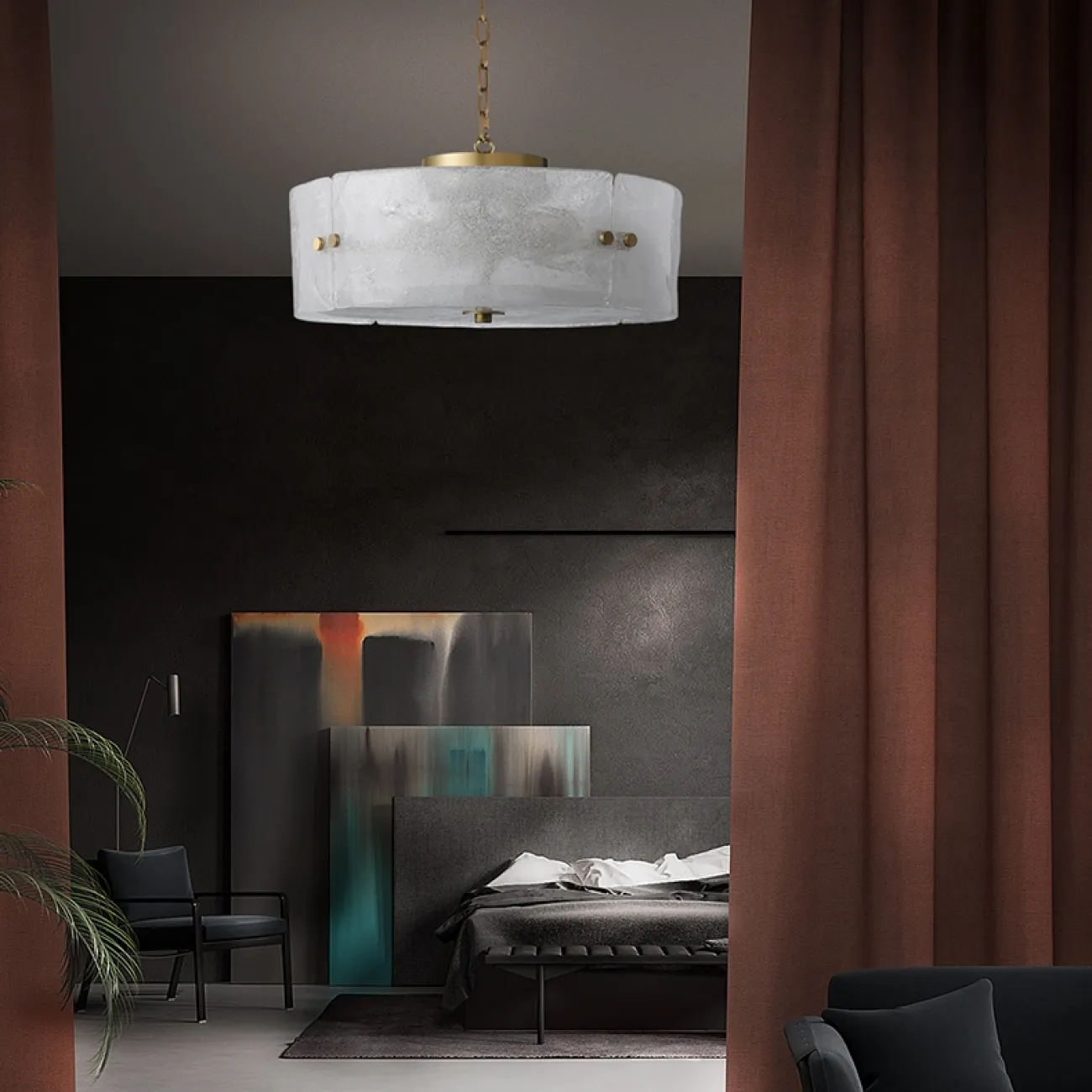 Люстра подвесная ANEMON CH от ImperiumLoft