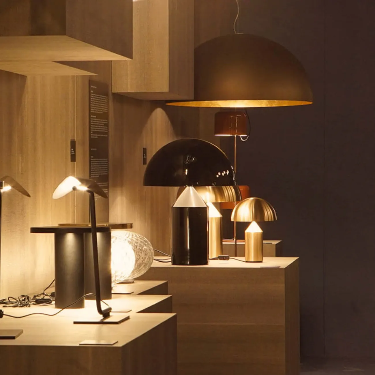 Настольная лампа Atollo Table Lamp white H35 от ImperiumLoft