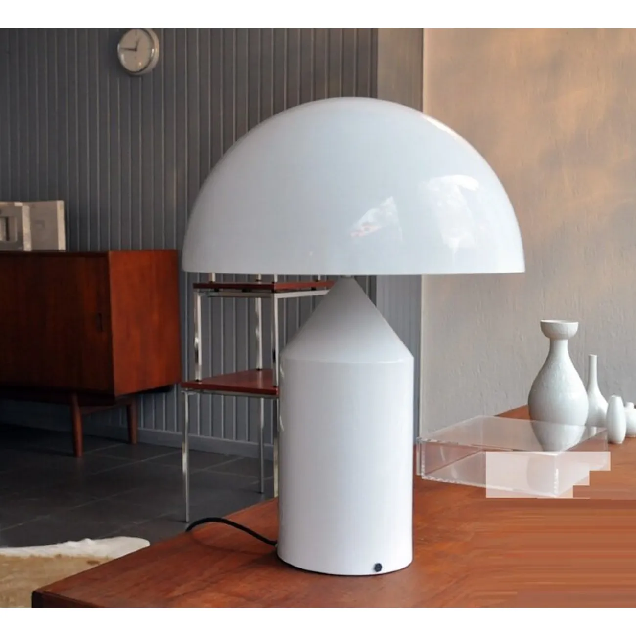 Настольная лампа Atollo Table Lamp white H35 от ImperiumLoft