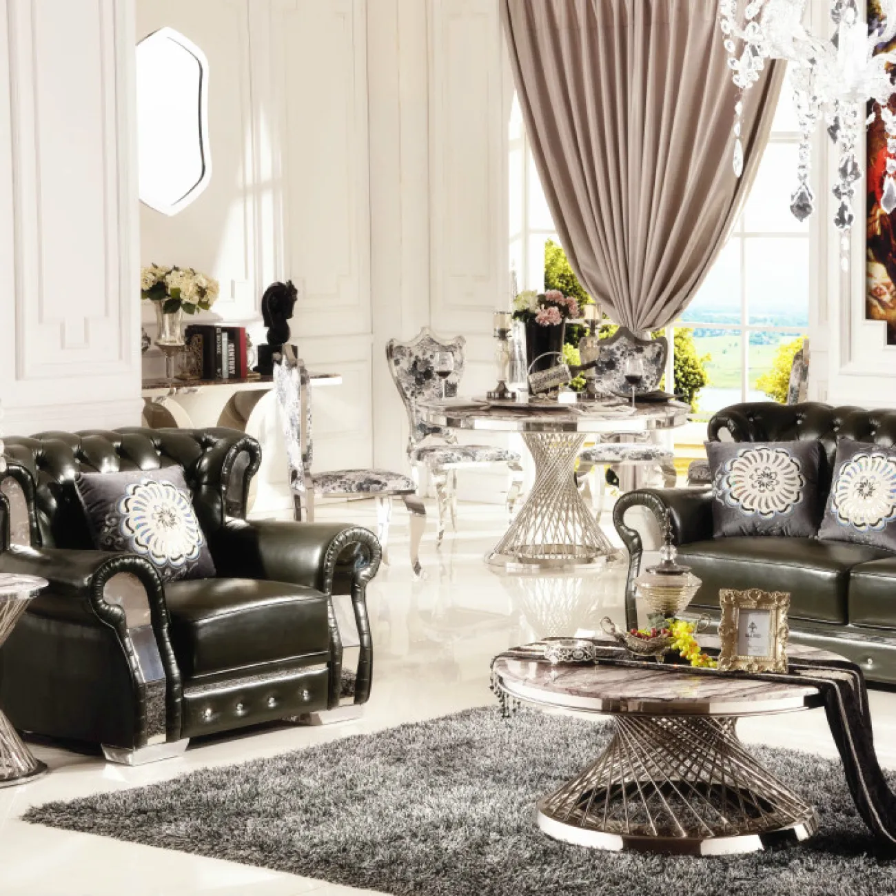 Дизайнерский журнальный столик LaLume-AP00238 Дизайнерский журнальный столик LaLume-AP00238