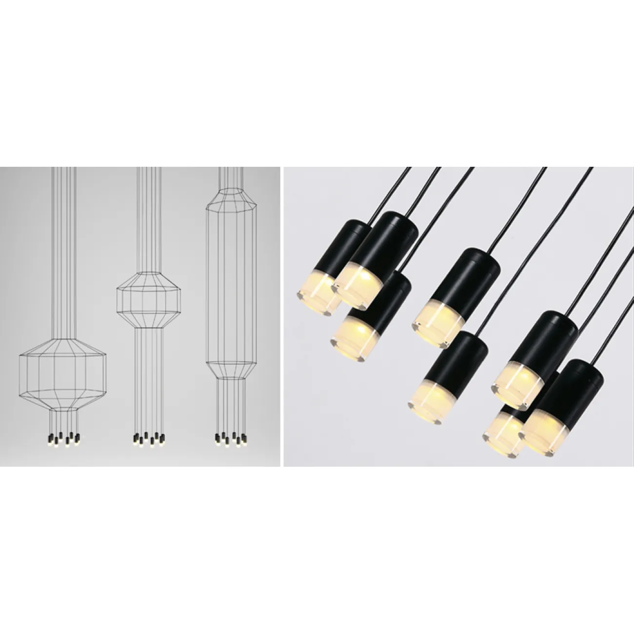 Vibia Wireflow Free-Form 0347 pendant lamp от ImperiumLoft