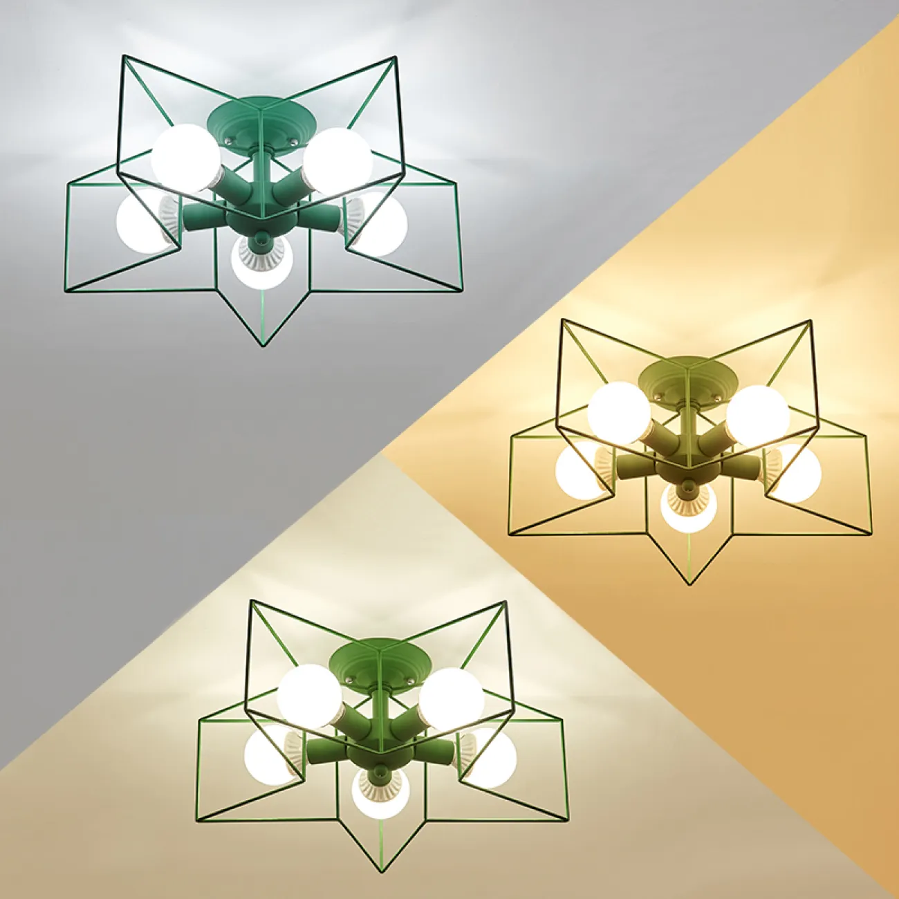 Потолочная люстра ASTERI Green от ImperiumLoft Потолочная люстра ASTERI Green от ImperiumLoft