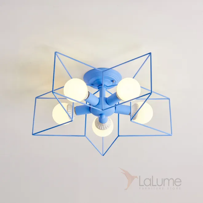 Потолочная люстра ASTERI Blue от ImperiumLoft