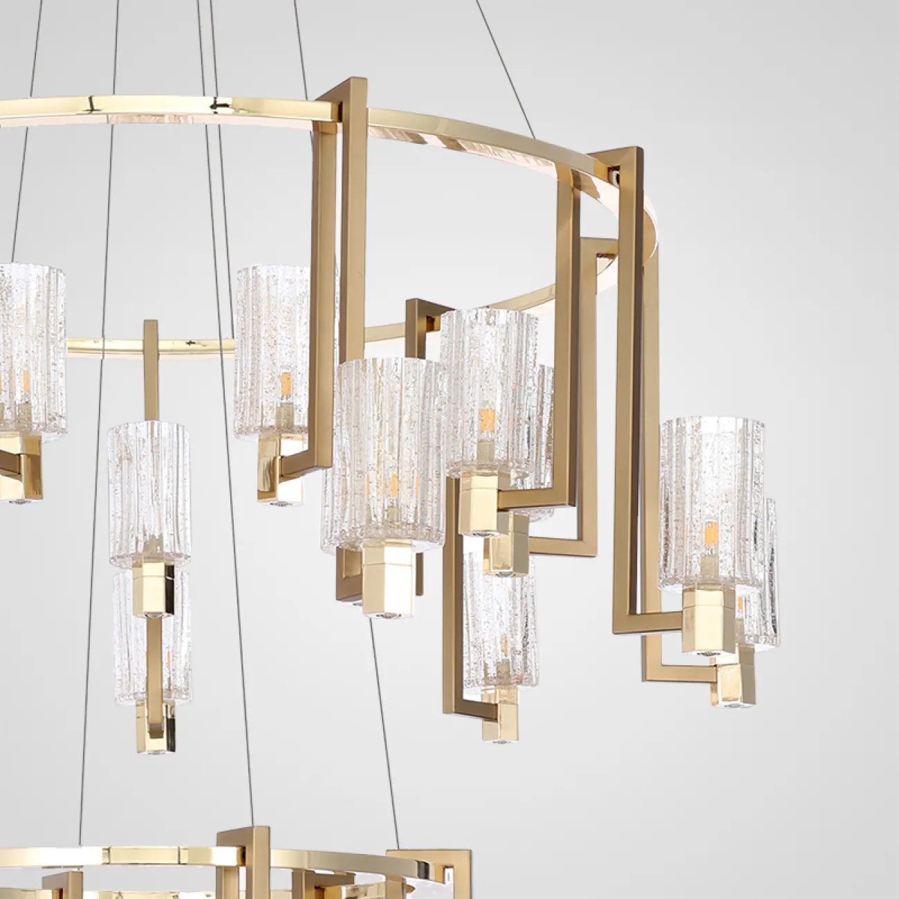 Подвесная кольцевая люстра KRISTEL D75 12 lamps от ImperiumLoft