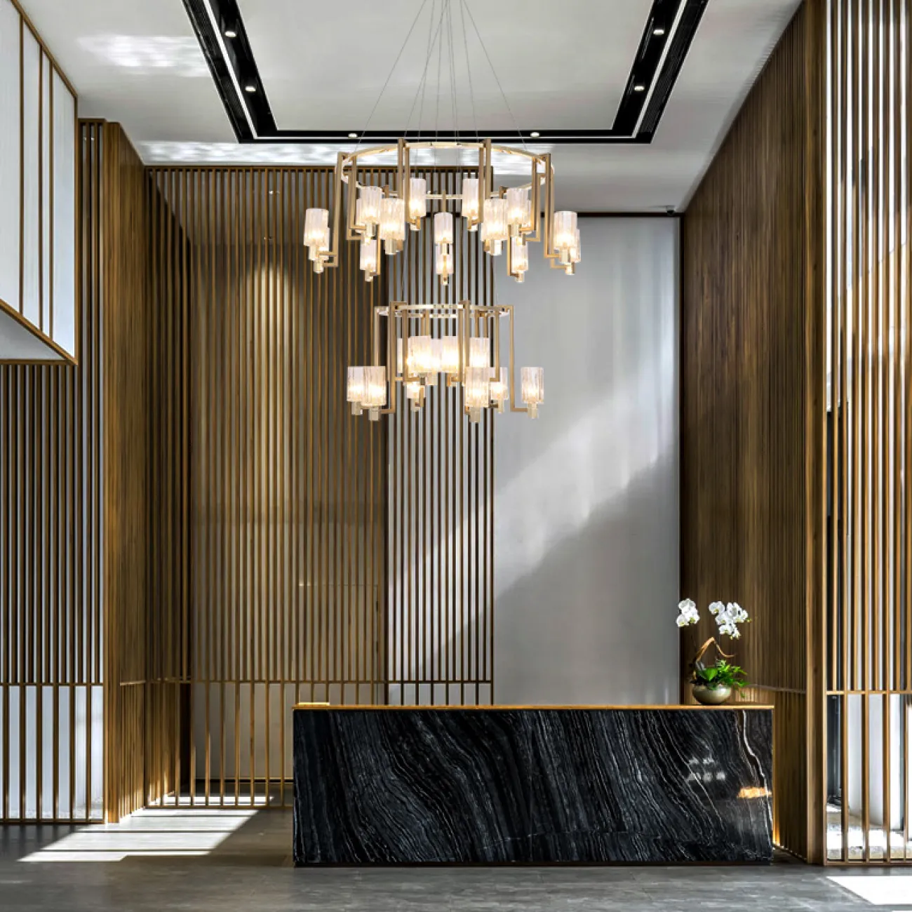 Подвесная кольцевая люстра KRISTEL D110 18 lamps от ImperiumLoft