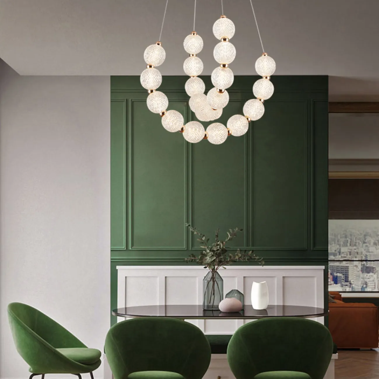 Подвесная люстра ICELIN B D60 3000К от ImperiumLoft