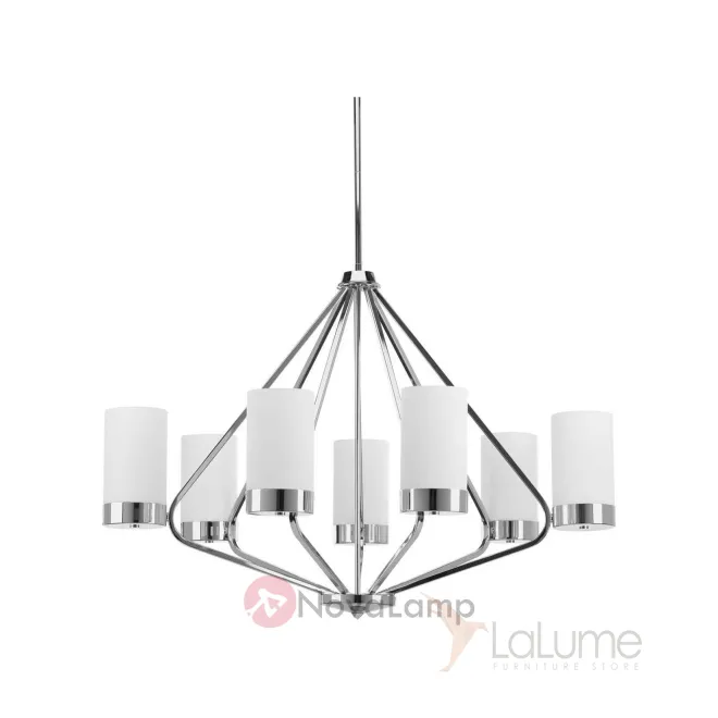 Люстра Progress Lighting Elevate Polished Chrome Seven-Light Wide Chandelier от ImperiumLoft