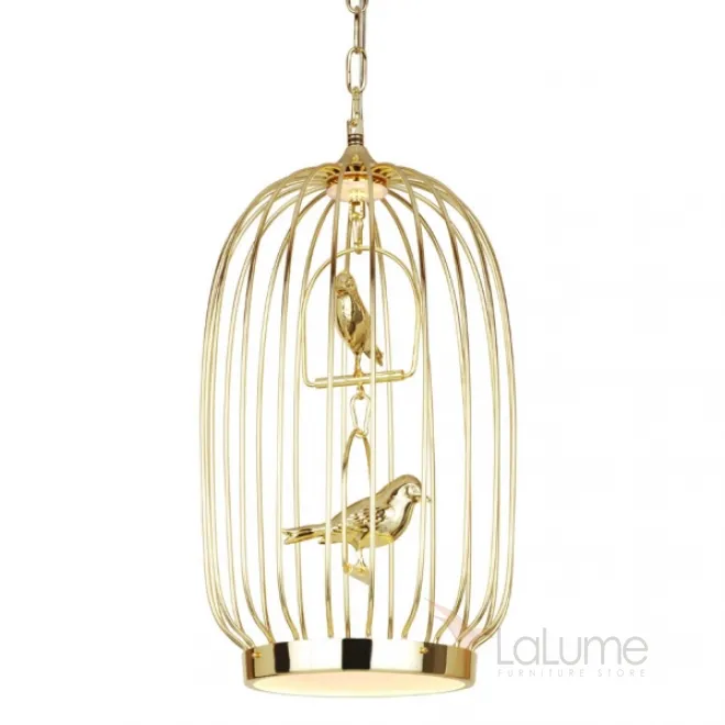 Люстра Birdcage Chandelier Two Gold от LaLume