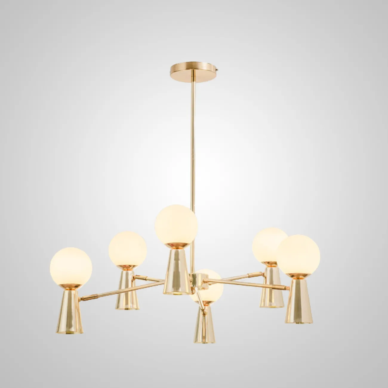 Потолочная люстра ABELINA L12 Black Amber от ImperiumLoft