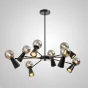 Потолочная люстра ABELINA L12 Black Amber от ImperiumLoft