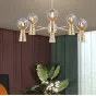 Потолочная люстра ABELINA L16 Gold Amber от ImperiumLoft