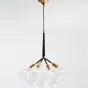 Подвесной светильник LOVELY BUBBLE CHANDELIER FROM PELLE H70 Gold/Black от ImperiumLoft