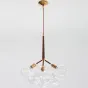 Подвесной светильник LOVELY BUBBLE CHANDELIER FROM PELLE H60 Gold/Brown от ImperiumLoft
