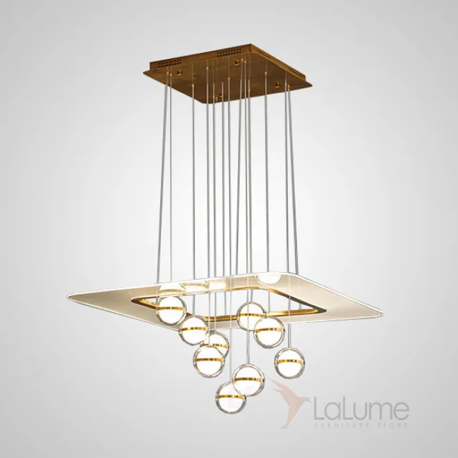 Подвесная люстра SVENDA L9 Square от ImperiumLoft