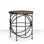 Журнальный стол Industrial Rust Round Sphero Table от LaLume