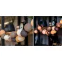 Гирлянда хлопковые фонарики Сotton Ball Clay