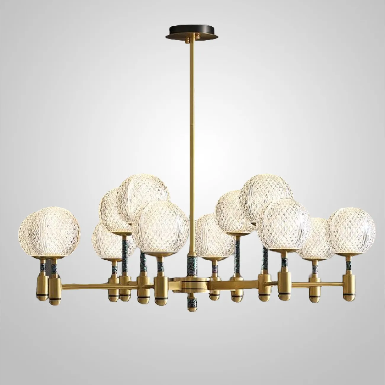 Потолочная люстра LUARA CH D L8 от ImperiumLoft