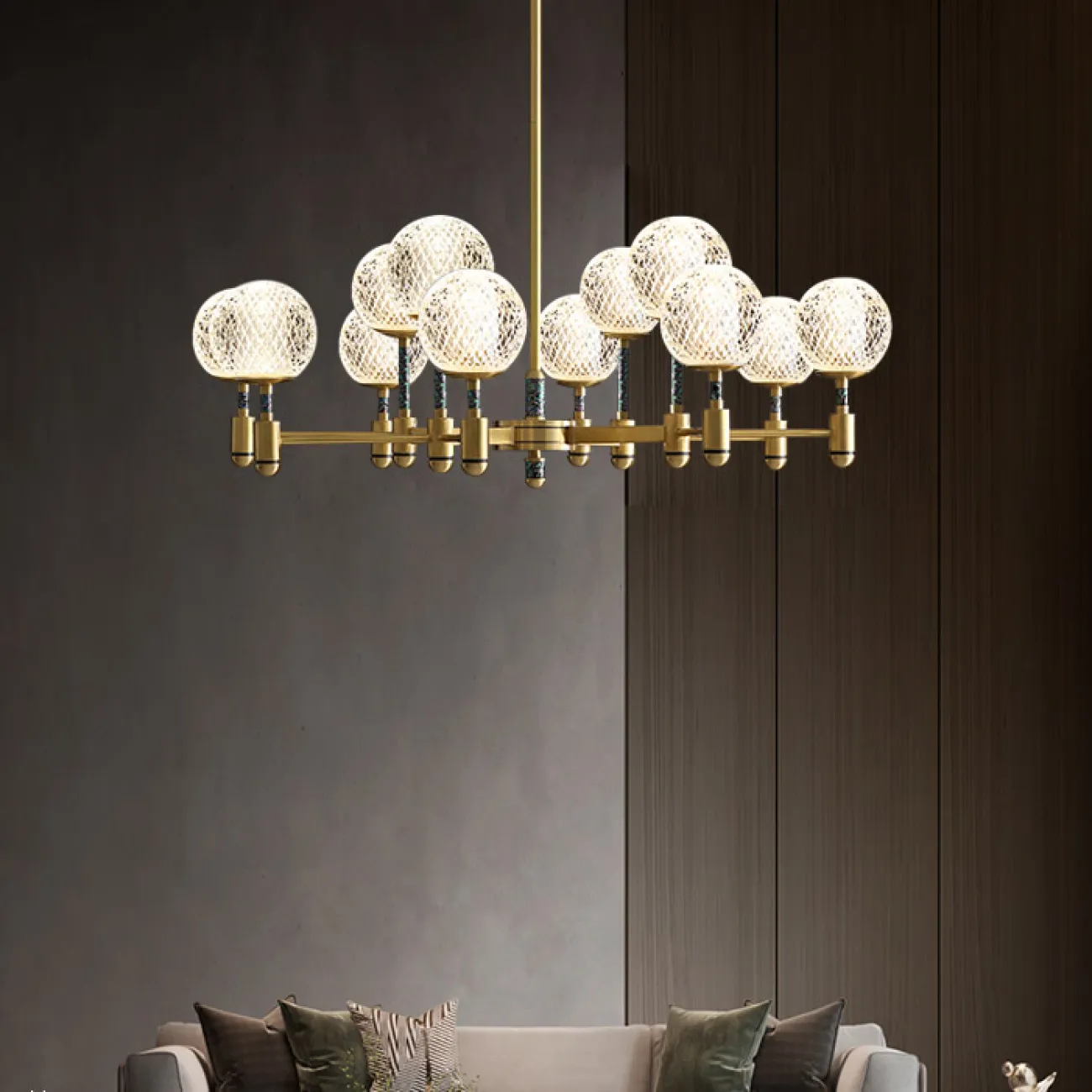 Потолочная люстра LUARA CH D L12 от ImperiumLoft