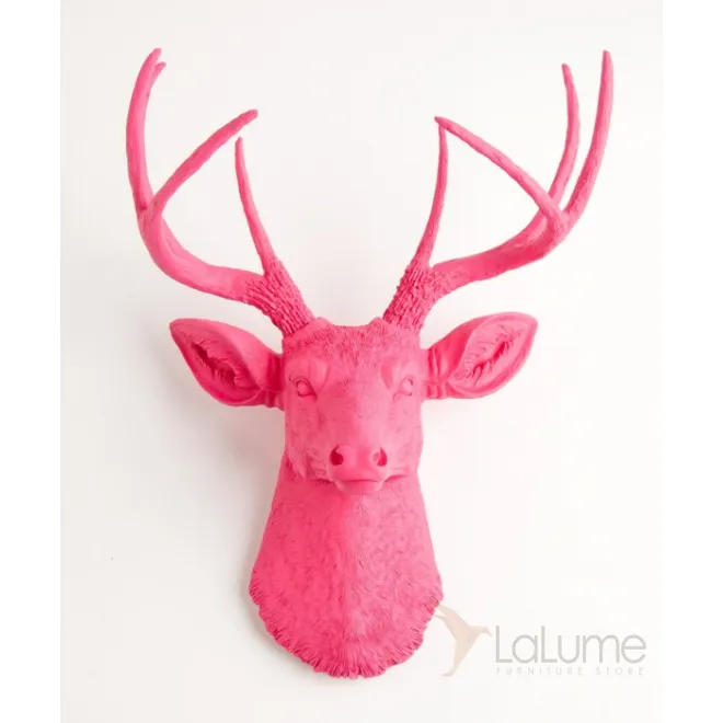 Голова оленя - Розовая от LaLume
