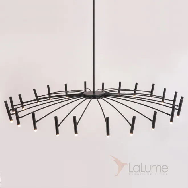 Люстра POP P40 Chandelier 24 lamps D130 Mod.A Black от ImperiumLoft