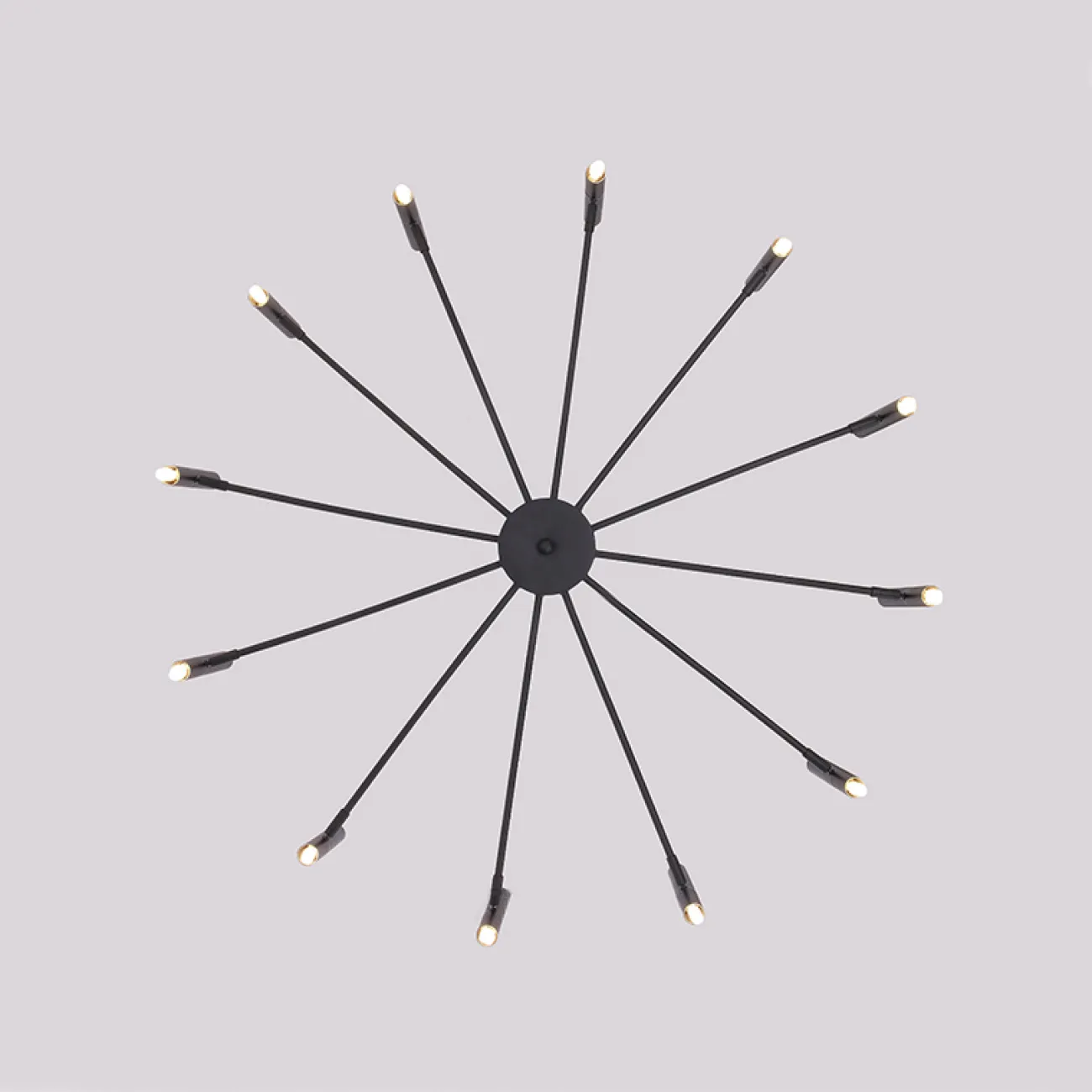 Люстра POP P40 Chandelier 12 lamps D100 Mod.A Black от ImperiumLoft