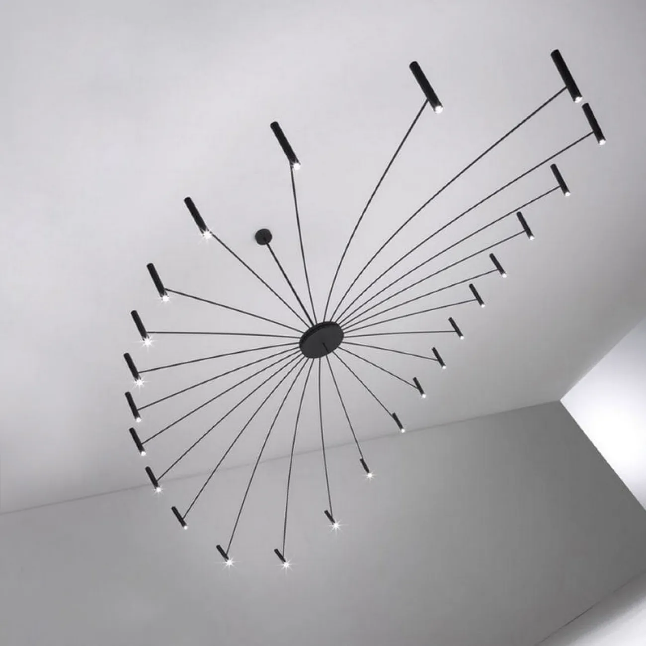 Люстра POP P40 Chandelier 12 lamps D100 Mod.A White от ImperiumLoft