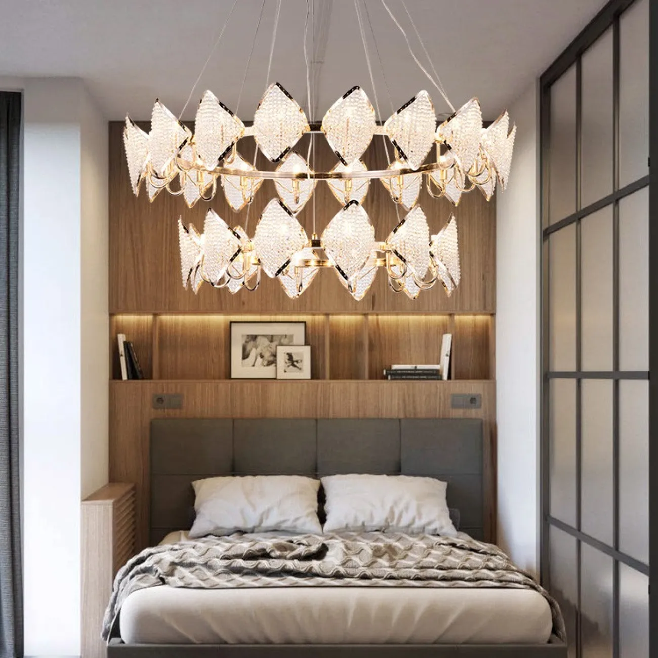 Люстра в стиле арт-деко Epica из хрусталя от ImperiumLoft