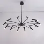 Люстра POP P40 Chandelier 12 lamps D100 Mod.A Black от ImperiumLoft