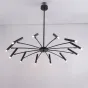 Люстра POP P40 Chandelier 12 lamps D100 Mod.A Black от ImperiumLoft