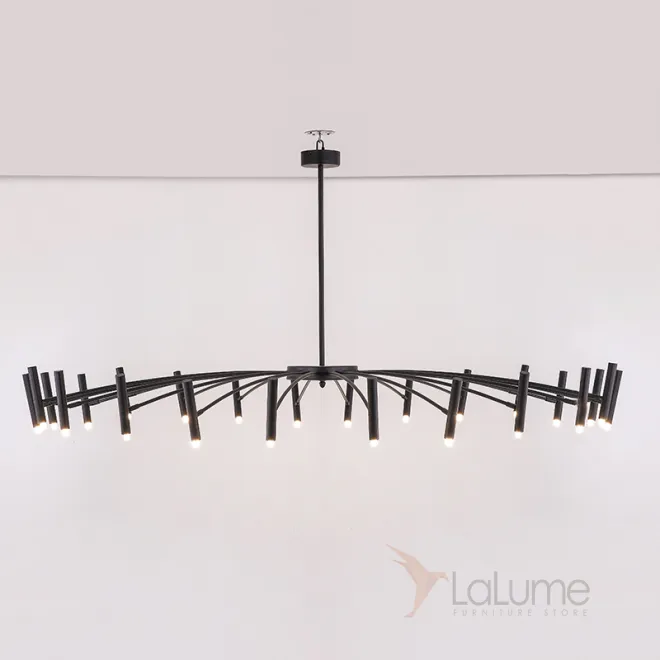 Люстра POP P40 Chandelier 24 lamps D130 Mod.B Black от ImperiumLoft