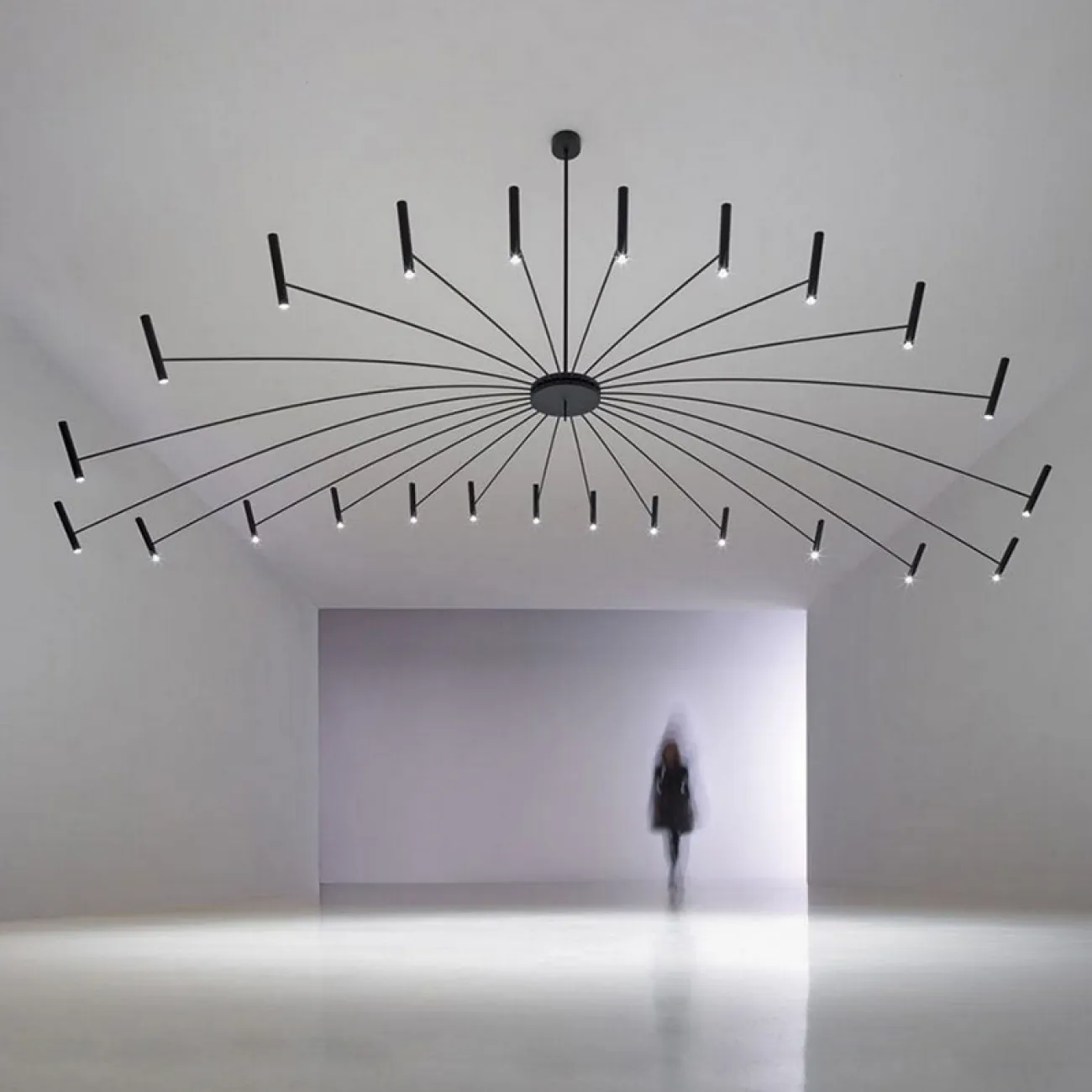 Люстра POP P40 Chandelier 12 lamps D100 Mod.A White от ImperiumLoft