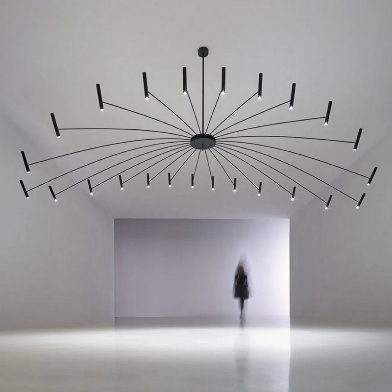 Люстра POP P40 Chandelier 12 lamps D100 Mod.A Black от ImperiumLoft