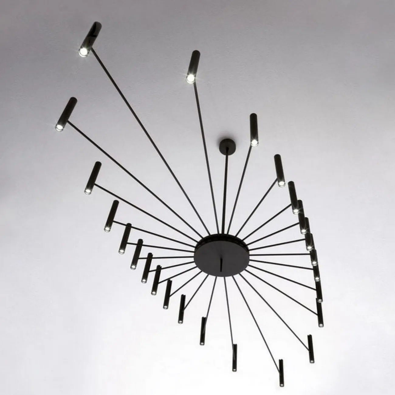 Люстра POP P40 Chandelier 12 lamps D100 Mod.A White от ImperiumLoft