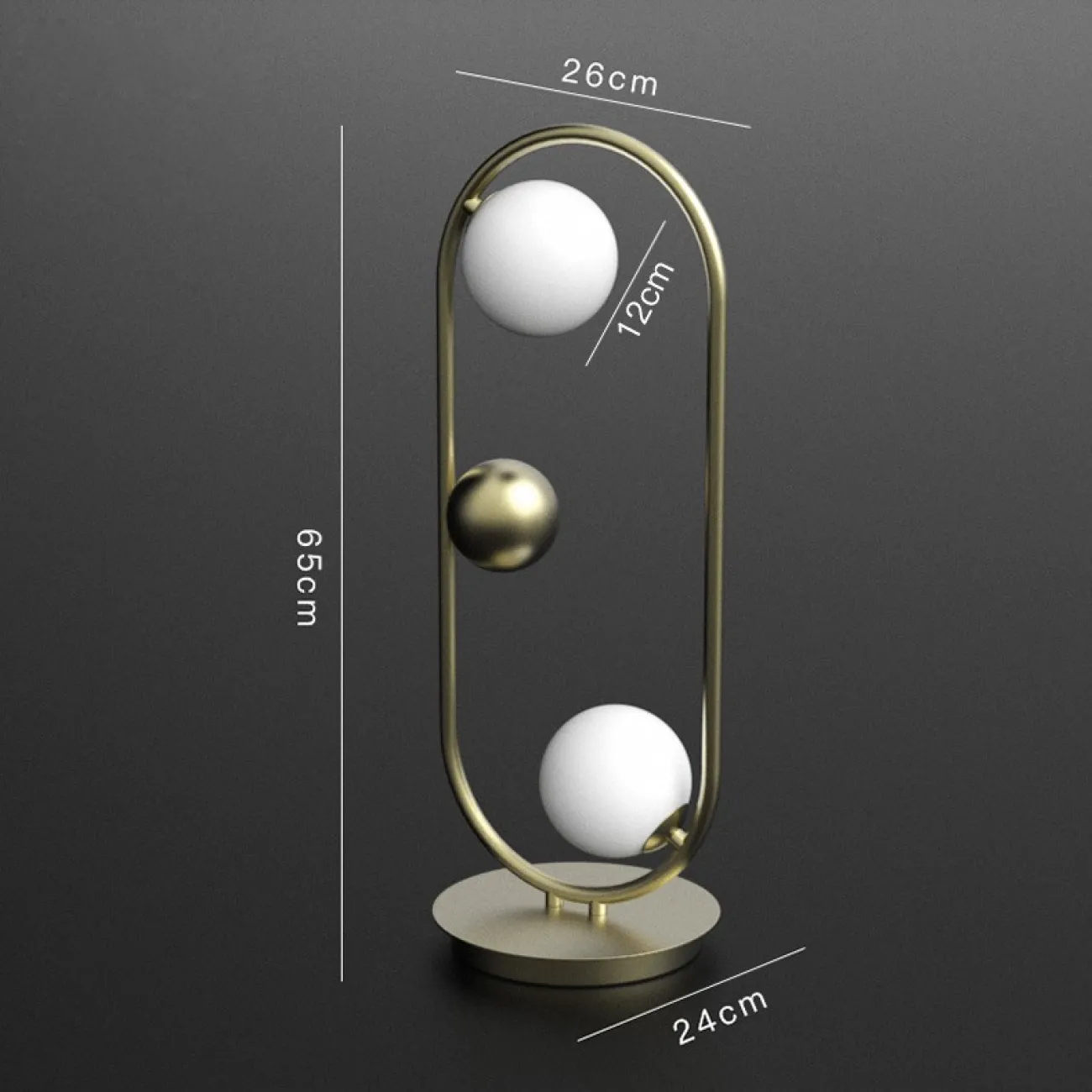 Настольная лампа HOOP TAB от ImperiumLoft