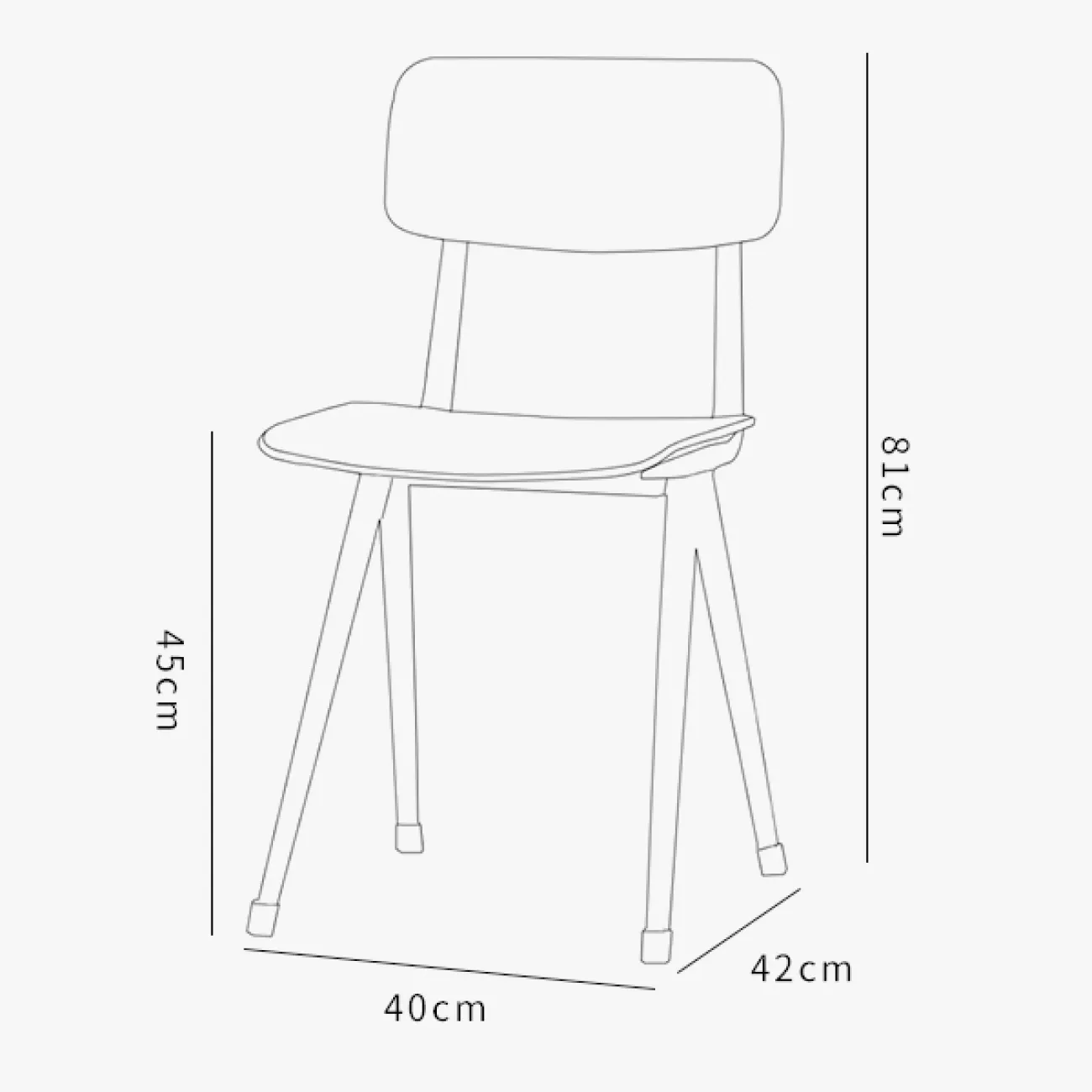 Дизайнерский обеденный стул LaLume-ST00198