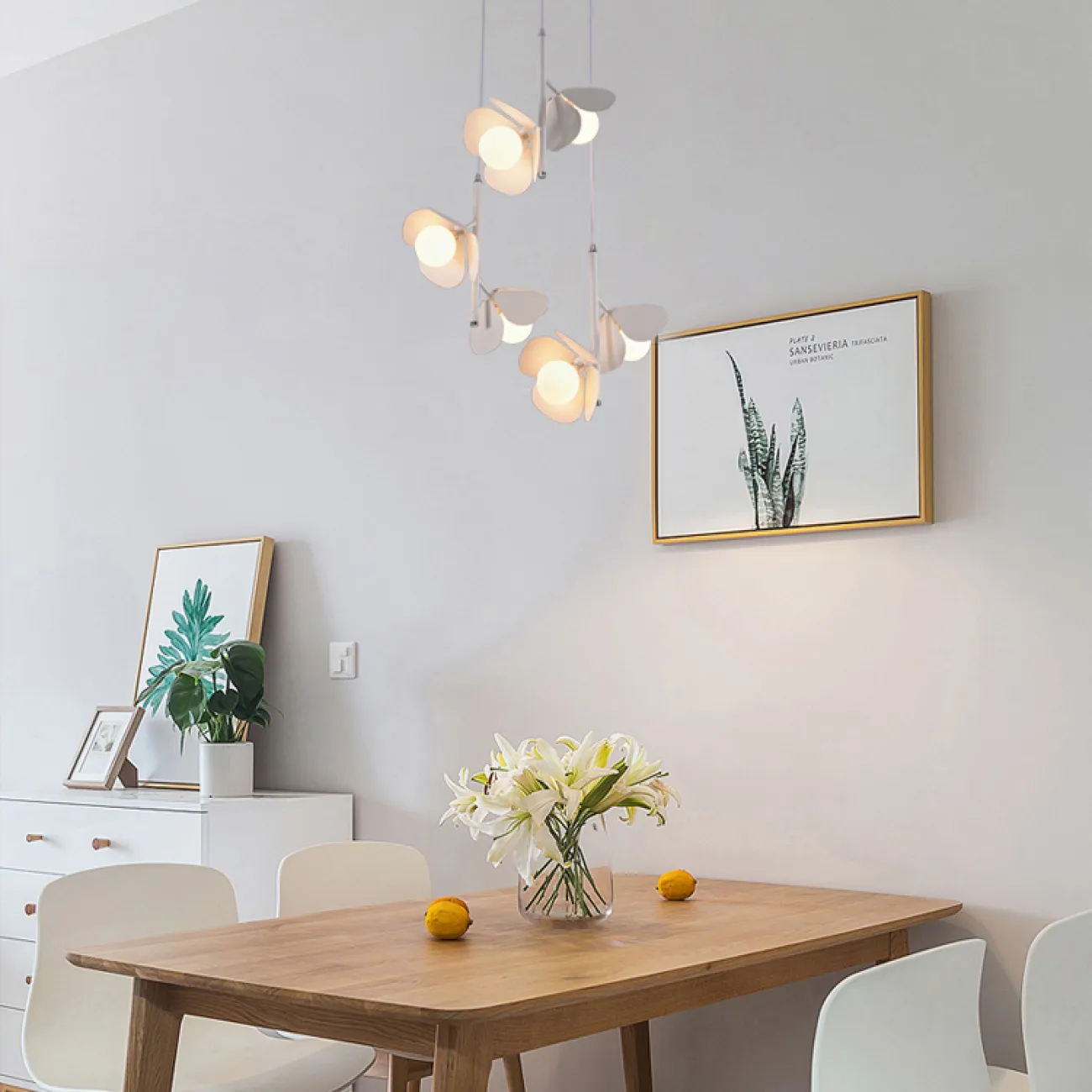 Подвесной светильник JANITA BW L3 White от ImperiumLoft Подвесной светильник JANITA BW L3 White от ImperiumLoft