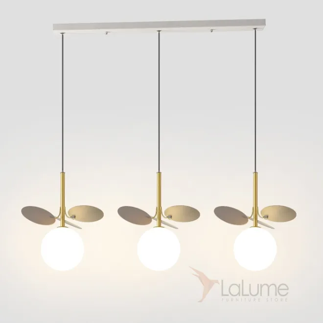 Подвесной светильник MATISSE TRIO White / White plank от ImperiumLoft Подвесной светильник MATISSE TRIO White / White plank от ImperiumLoft