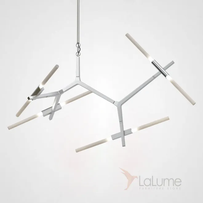 Люстра Агнес Chandelier Summer 8 Silver от ImperiumLoft