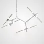 Люстра Агнес Chandelier Summer 8 Silver от ImperiumLoft